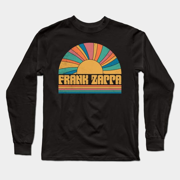 Graphic Zappa Proud Name Distressed Birthday Retro Style Long Sleeve T-Shirt by Friday The 13th